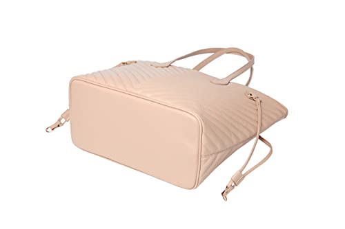 Bolso Tote de Viaje Daisy Rose con Clutch a Juego en Cuero Vegano PU miniatura 5