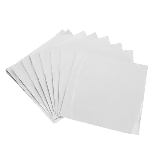 GLEAVI 100 Piezas envoltorios de envoltura envoltorios de trufa embalaje de papel de aluminio para chocolate Envoltorio de embalaje de chocolate de Dubai Silver