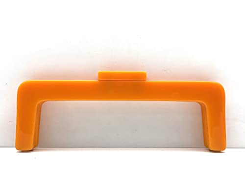 Cadre de sac à main en résine M56C l'élégance du fermoir orange