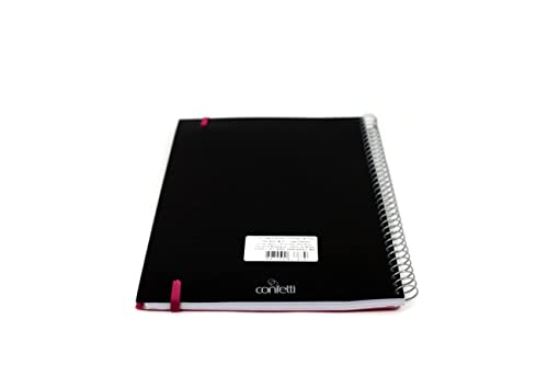 Confetti - Caderno Universitário Circle 1x1 80 Folhas Pautado Capa Rosa