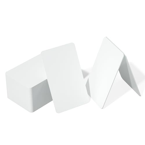 Cartes NFC NTAG213 Timeskey lot de 10 en PVC blanc badge vierge programmable 144 octets