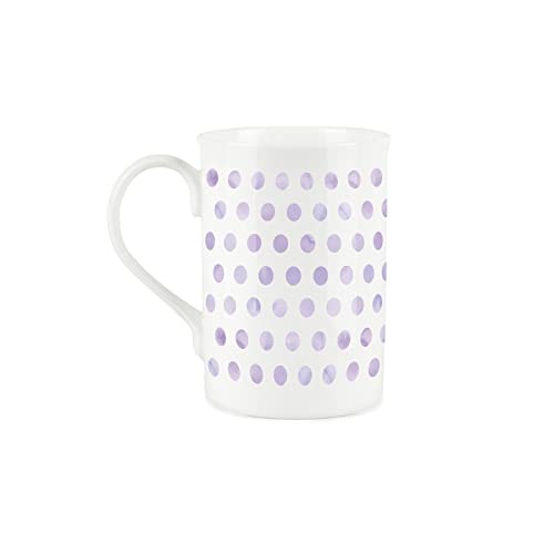 Purely Home Lilac Polka Dots Spots Auntie Mug - Fine Bone China Gift/Present Mug for Aunt - Image 2