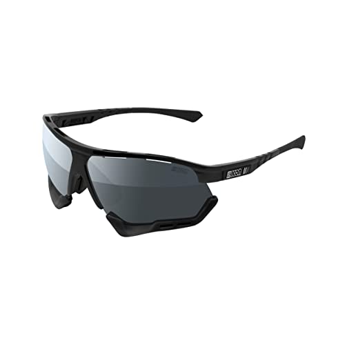 Scicon Deportes Aerocomfort SCN-PP - Gafas de sol deportivas unisex (blanco y rojo)