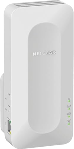 NETGEAR Nighthawk EAX12 WiFi 6 WLAN Mesh Repeater AX1600 WLAN Verstärker, bis zu 100 m² & 15 Geräte, Dual-Band WiFi Geschwindigkeit bis 1600 MBit/s, Smart Roaming