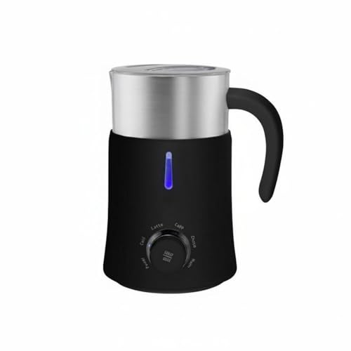 Image of ATORSE Quiet Electric Milk Frother ABS Body Hot and Cold Frother Single-Button Control Milk Foaming Machine Fast Frothing for Home Cafe, Coffee Shop, Us Plug