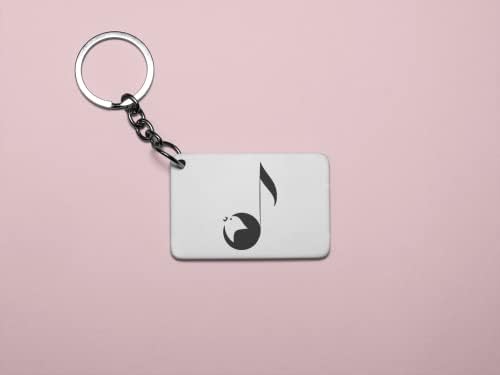 Pooja outlets Musical instrument note - music printed acrylic white ...