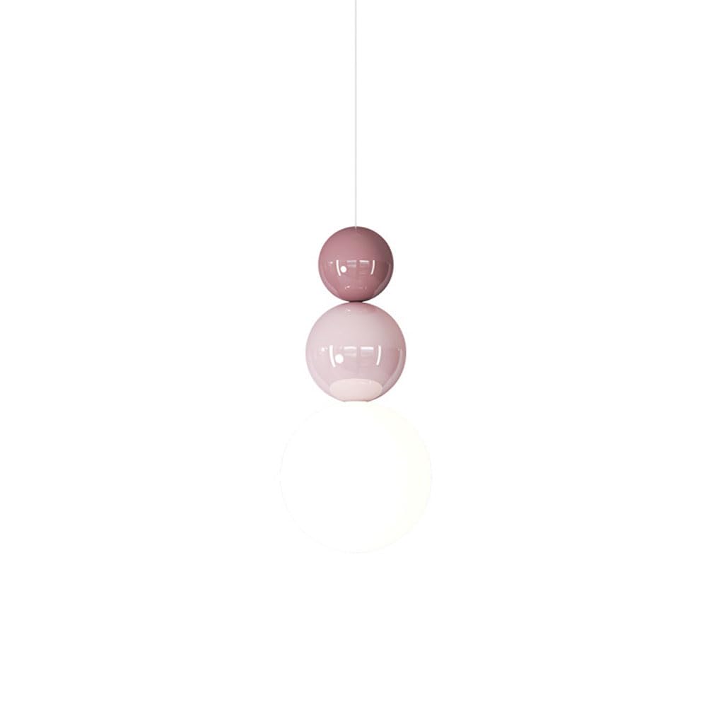 Suspension lumière LED pour chambre couloir et cuisine avec abat-jour boule