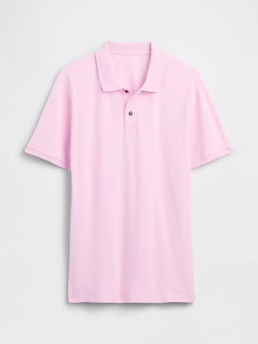 Image of Gap Men Solid Regular fit Half Sleeve Collared Neck T-Shirt