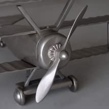 Amazon.co.jp: 02402 アルミ製 飛行機のオブジェ 置物 おもちゃ 玩具
