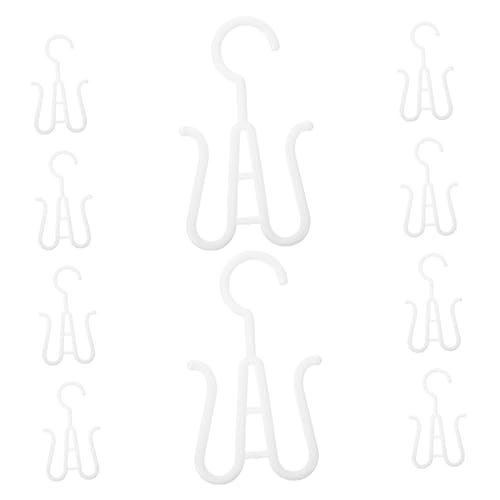 Happyyami Slippers Hanger Rack 10pcs Boot Rack Portable Design for Shoe Organizer