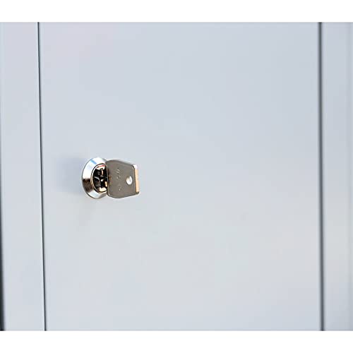 Lüllmann Schließfachschrank 6 Fächer grau 180x60x50cm