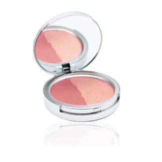 Natural Powder Blush Duo, Blendable Botanical Formula - Adore