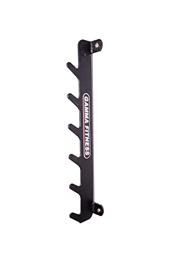 Image of Gamma Fitness Wall Mounted Barbell Rack | Rod Rack | BR-30 for Home Gym or Commercial Gym | Vertical Barbell Rack | Rod Rack for Gym