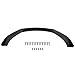 SCITOO Front Lip Spoiler Splitter Chin Compatible with Universal Front Bumper Lip Body Kit Exterior Diffuser Matte Black