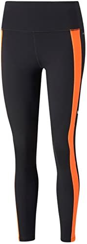 PUMA-Womens-Training-Tights-Black-Ultra-Orange-Large