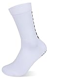 PERMANENTLY001 Calcetines deportivos acolchados tenis calcetines hombre mujer calcetines deportivos transpirables de algodón con agarre para tenis de mesa pickleball voleibol 38-43 Negro M 6P