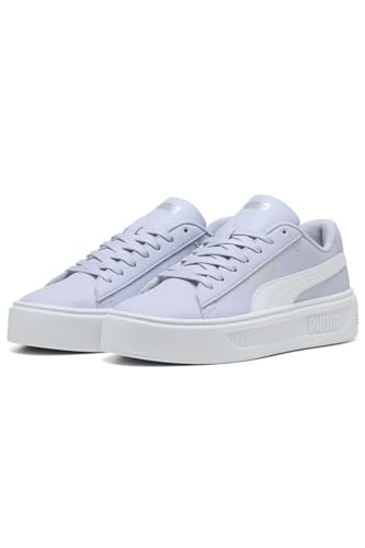 Image of Puma Womens Smash V3 Platform Lace Up Sneakers Shoes Casual