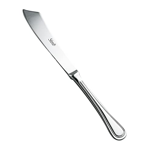 Salvinelli Queen FORGIATO, Acciaio Inossidabile, Stainless Steel, Coltello Torta 1 Pezzo