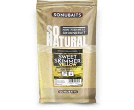 Sonubaits So Natural Sweet Skimmer Yellow Groundbait 900g | Match Fishing Groundbait for Silverfish, Skimmers and Bream | Stand Out Bright Yellow Mix | Creates a Fish Attracting Cloud | Code S1780040