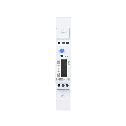 Compteur d'énergie sous-compteur monophasé KLVN 40A 45A rail DIN LCD
