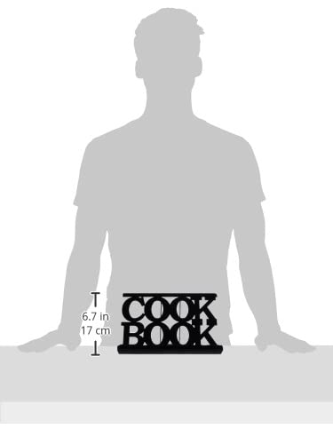 Premier Housewares Cook Book Stand for Recipe Book | Black Enamel Cookery Book Stand for Reading Cookbook | Recipe Book Holder Display Stand on your Kitchen Counter - Image 6