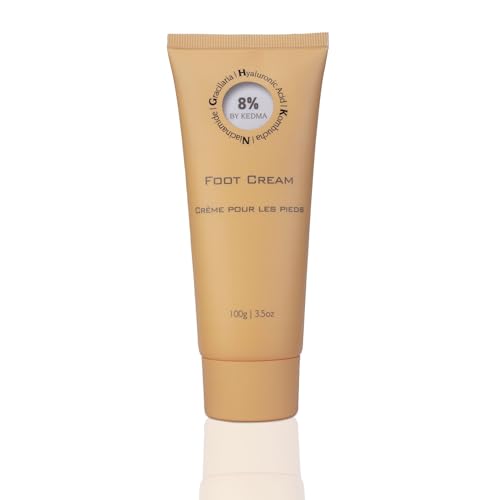 8% - Crema Reparadora para Pies con Kombucha y Ácido Hialurónico - Hidratante y Nutritiva - Todo tipo de piel - Sin parabenos ni sulfatos - 100 g