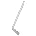 Jutagoss Carpenter Square, 20 Inch Steel Framing Square Ruler, L Shape Square Ruler, 90 Degree Right Angle Ruler, Square Tool for Carpenter Engineer Woodworking, 500 Length x 3.3mm Thick, 1Pc