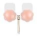 MELLIEX Nipple Cover - Silikon-Gel Brustaufkleber Damen BH Nippelabdeckung Selbstklebend hochdrücken & Wiederverwendbar, Kleidern und Badebekleidung (1 Paar Petal mit Seil, A,B,C)
