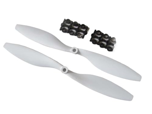 2PCS 1045 10インチCW CCWプロペラペアF450 F550フレームと同様のクアッドコプターがA2212 KV1000モーターに適合しますスペアパーツ交換(1045 White 1 pairs)