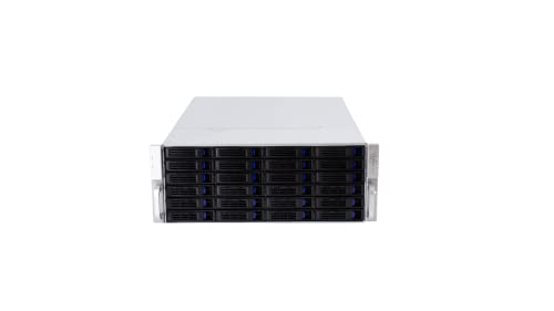 Image of 4U Rackmount Server Case Chassis with 24 Hot-Swappable SATA /SAS Drive Bays