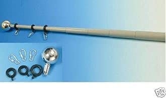 Eez Rv-Retractable Fiber Glass Flagpole; Portable Flagpole; Non-Conductive, Convenient And Safe, Freely Retractable-23Ft #TOP1