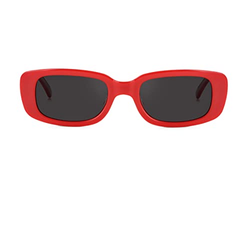 Image of Kursan Small Rectangle Sunglasses for Women Men Square Frame Sun Glasses - 100% UV400 Protection