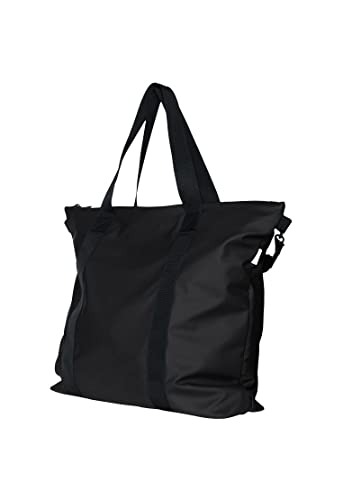 RAINS Tote Bag Mini - Waterproof Crossbody Totebag for Men and Women - Tote Bag for Travel and Everyday use (Black)2