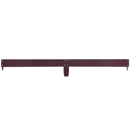 Image of Dream On Me Universal Crib to Full Size Bed Conversion Kit, Solid Wood Bed Rails for Select Convertible Cribs, Strong & Stable Support, Auburn