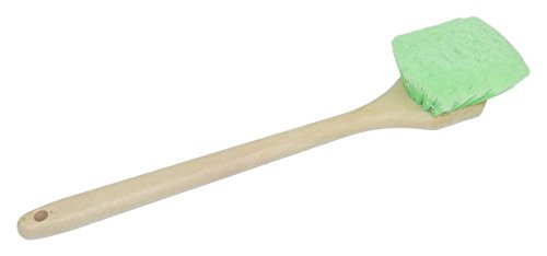 CARCAREZ 20" Long Handle Tire Brush for Auto Car Vehicle Truck Motorcycle Wheel Cleaning, Green