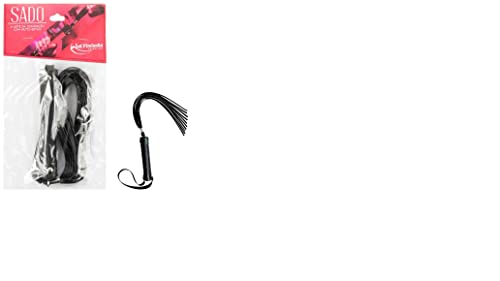 CHICOTE PRETO COM 10 TIRAS DE 40CM