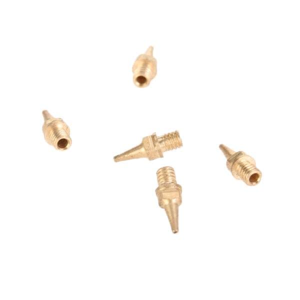 5pcs Stainless Steel 0 3mm Nozzles Replacement for Airbrushtattoo Supplies Tattoos Art Health-image-4