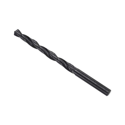 CoCud 6542 Hochgeschwindigkeitsstahl Spiralbohrer, 6,3 mm Durchmesser 100 mm Länge, Schwarzoxid-Gerade Spiralbohrer - (Anwendungen: für Metall, Holz, Kunststoff, Aluminium)