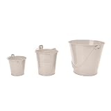3 mini cubos de metal contenedores de lata cubos decorativos con asa para dulces pequeñas plantas bar fiesta cubo de hielo cubo de lata para bebidas