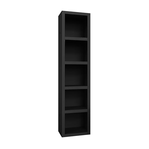 Oakland Living Black 84-in Tall Wooden Bookcase Shelf by Oakland Living - Used condition - US$135.54