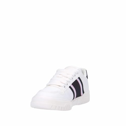Armani Exchange Women's Lace Up Sneaker with Diagonal Corporate Logo3