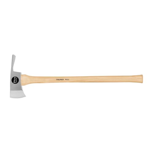 Truper 3.5 lb Pulaski Axe, 34-Inch American Hickory Handle, Forged Steel Dual-Purpose Head for Firefighting, Forestry, and Landscaping (Model HP-3 1/2H / 30529) Truper 3.5 lb Pulaski Axe, 34-Inch American Hickory Handle, Forged Steel Dual-Purpose Head for Firefighting, Forestry, and Landscaping (Model HP-3 1/2H / 30529)