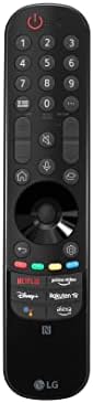 LG MR22GN Remote Control, Magic Remote for LG TV Models 2021/2022, Built-In Microphone, Compatible with Alexa and Google, Black