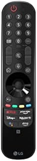 LG MR22GN Remote Control, Magic Remote for LG TV Models 2021/2022, Built-In Microphone, Compatible with Alexa and Google, Black