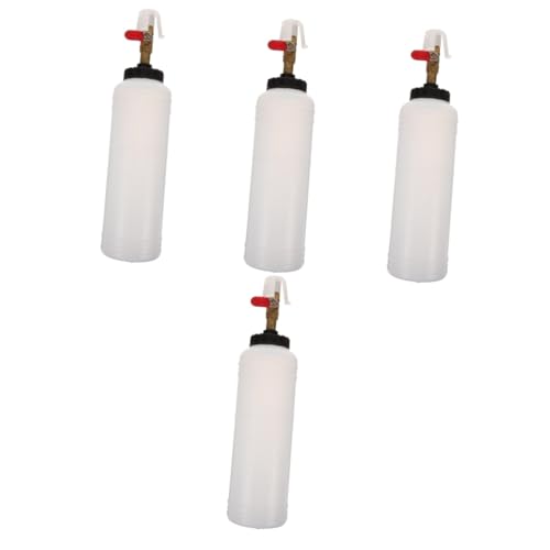 Didiseaon 4 Piezas De Herramienta De Reemplazo De Líquido De Frenos Para Botella De Jarra De Agua Bomba Controlada Por Aceite Tanque De Gasolina Con Tapa Drenaje De