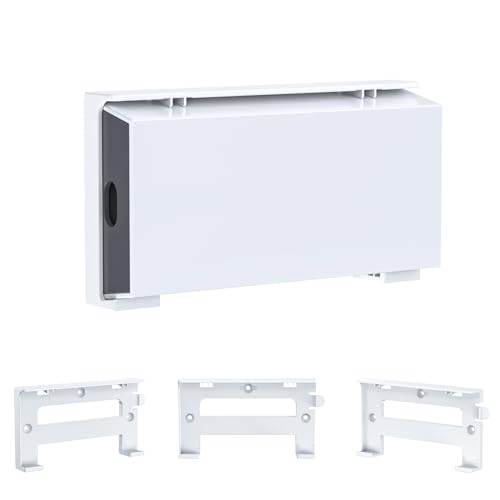 MSAFF Starlink Gen 3 Wall Mount for Power Supply, Secure Mounting Kit for Starlink Standard V3 Power Supply Ethernet Adapter, Satellite Internet Kit Holder