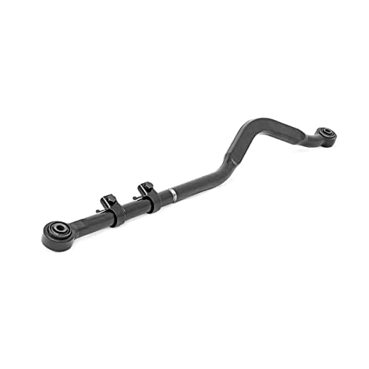 Rough Country Forged Adjustable Track Bar for 18-23 Jeep Wrangler JL/JT - 11061, Front, Black