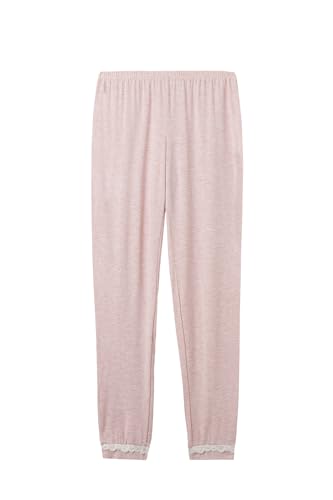 Woman's Long Modal Lace Detail Trousers