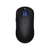 HATOR Quasar 3 Wireless Gaming Mouse - Design Simmetrico, 2.4 GHz/Bluetooth/USB, 12.000 DPI PixArt Sensor, 100 Mio Click, RGB, 100 ore di durata della batteria, 64 g, PC/Mac/Linux, nero