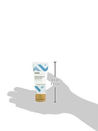 Amazon Brand - Solimo Intense Moisture Hand Cream with Vitamins B, C & E, 3 Ounce